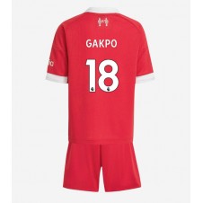 Liverpool Cody Gakpo #18 Hjemmedraktsett Barn 2025-26 Kortermet (+ korte bukser)